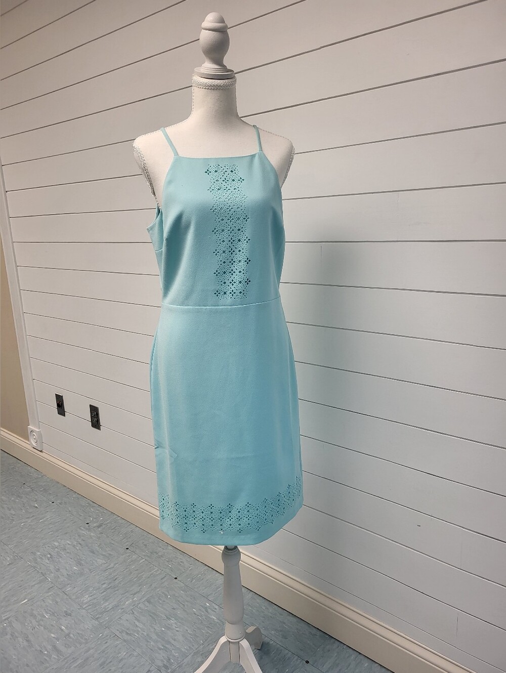 Feminine Banana Republic Light Aqua Slip Dress Sz. 6